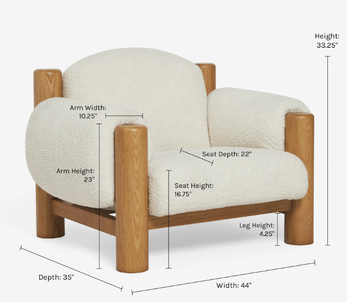 Edina Oak Arm Chair