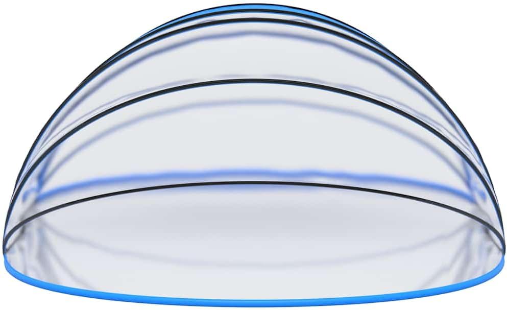 vidaXL Dôme de Piscine Ovale Couverture de Piscine Pavillon de Piscine Tente de Piscine Jardin Extérieur Arrière-Cour 620x410x210 cm