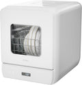 Mini lave-vaisselle de table, 6+1 Programmes de lavage, 5 Couverts et réservoir d'eau de 5L