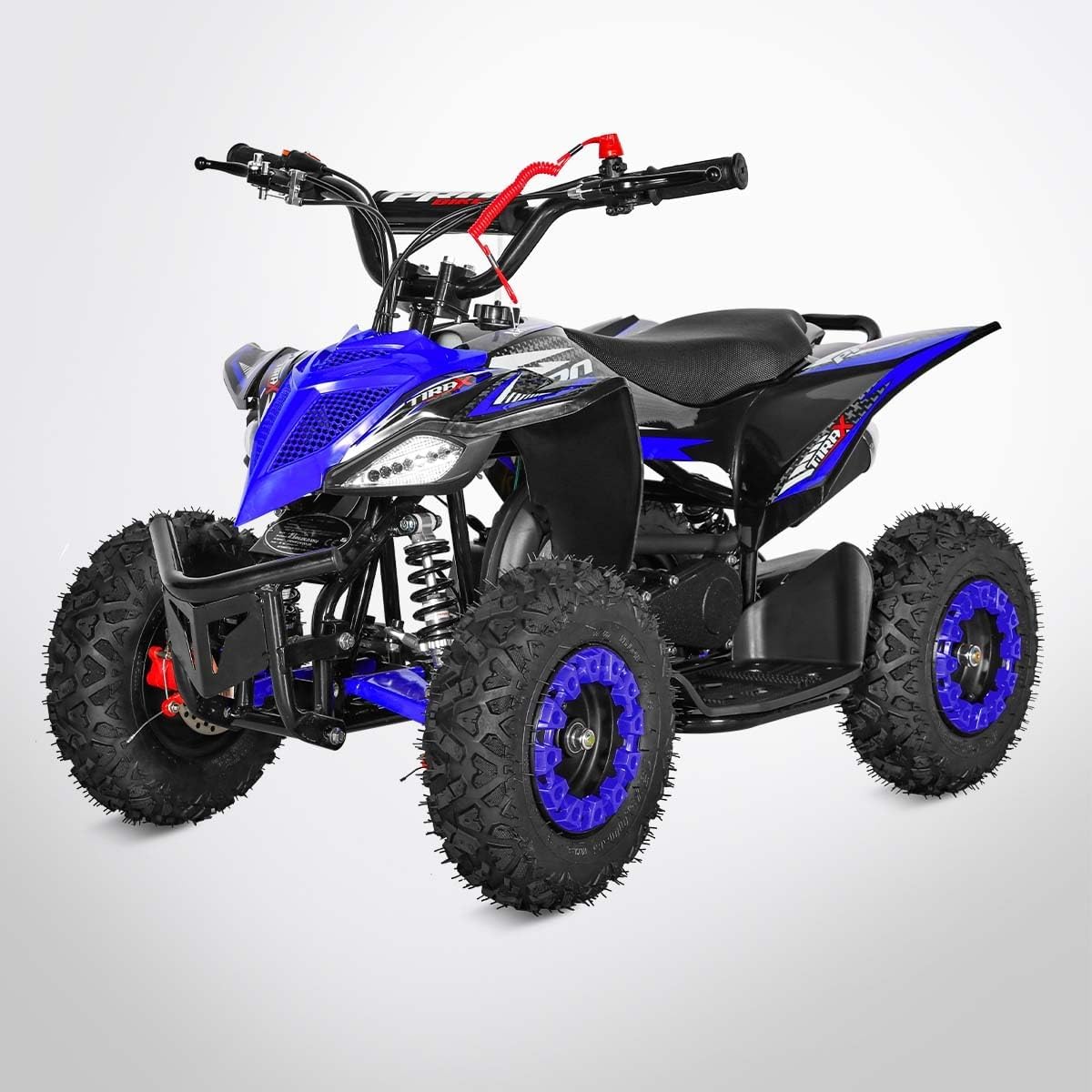 Pocket Quad TIRAX 49 - Mini Quad Enfant 50cc - Bleu