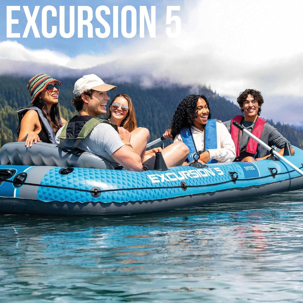 Intex Excursion 5 Bateau 66325NP (gonflé: 366 x 168 x 43 cm)