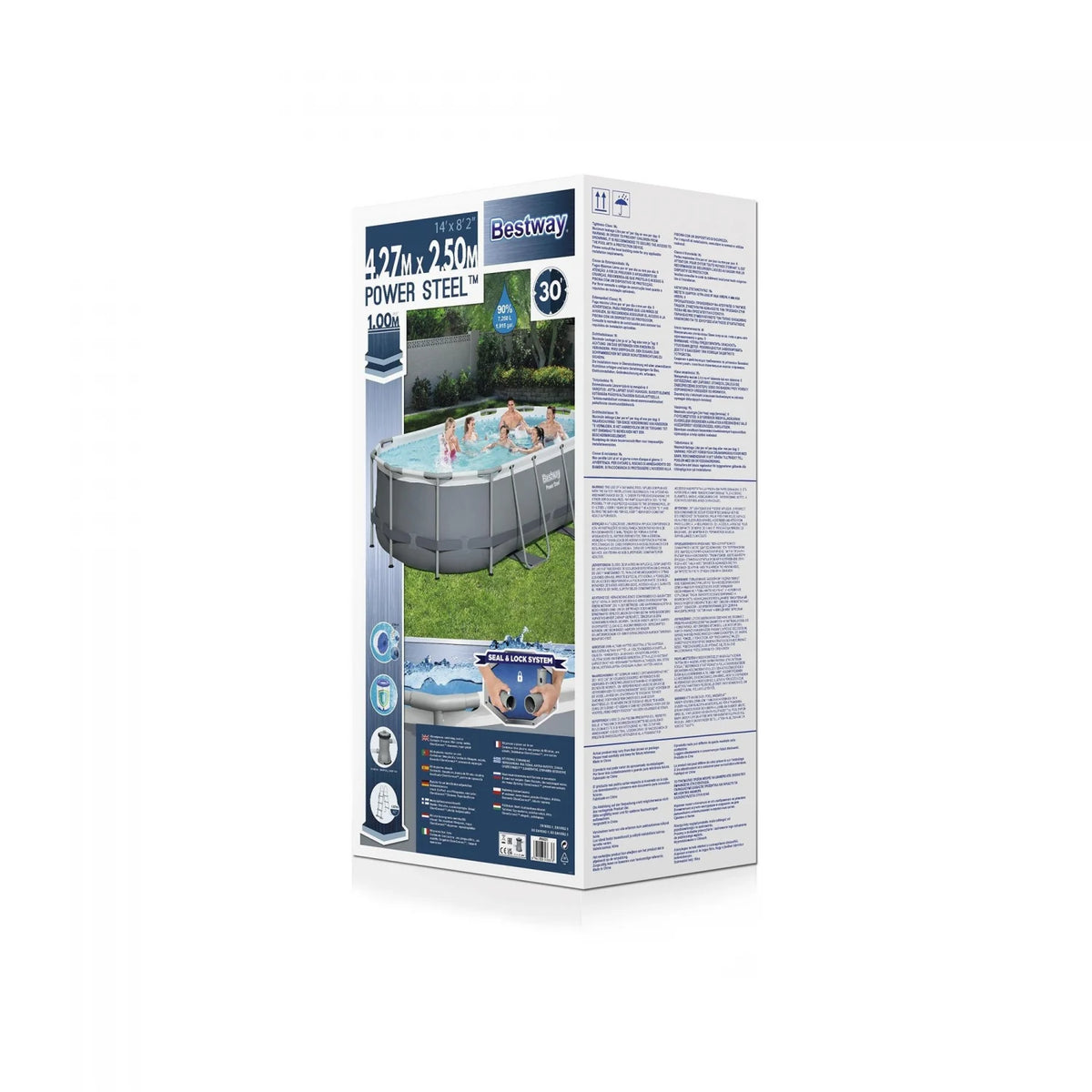 Piscina Tubular Oval 427x250x100 cm