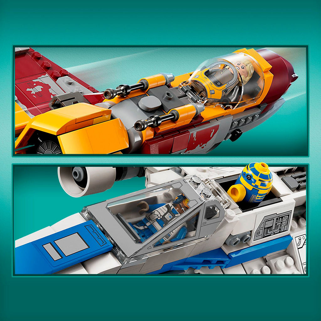 LEGO Star Wars: Ahsoka New Republic E-Wing vs. Starfighter de Shin Hati 75364