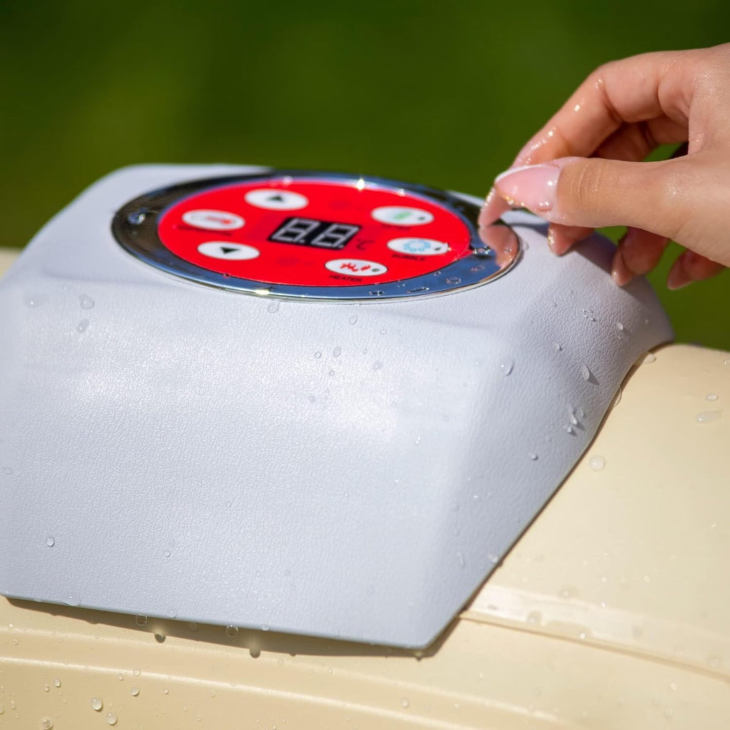 Bain à remous Gonflable, Ovale, 190 x 120 x 65 cm (550 L/145 Gal) avec Pompe intégrée 30 W