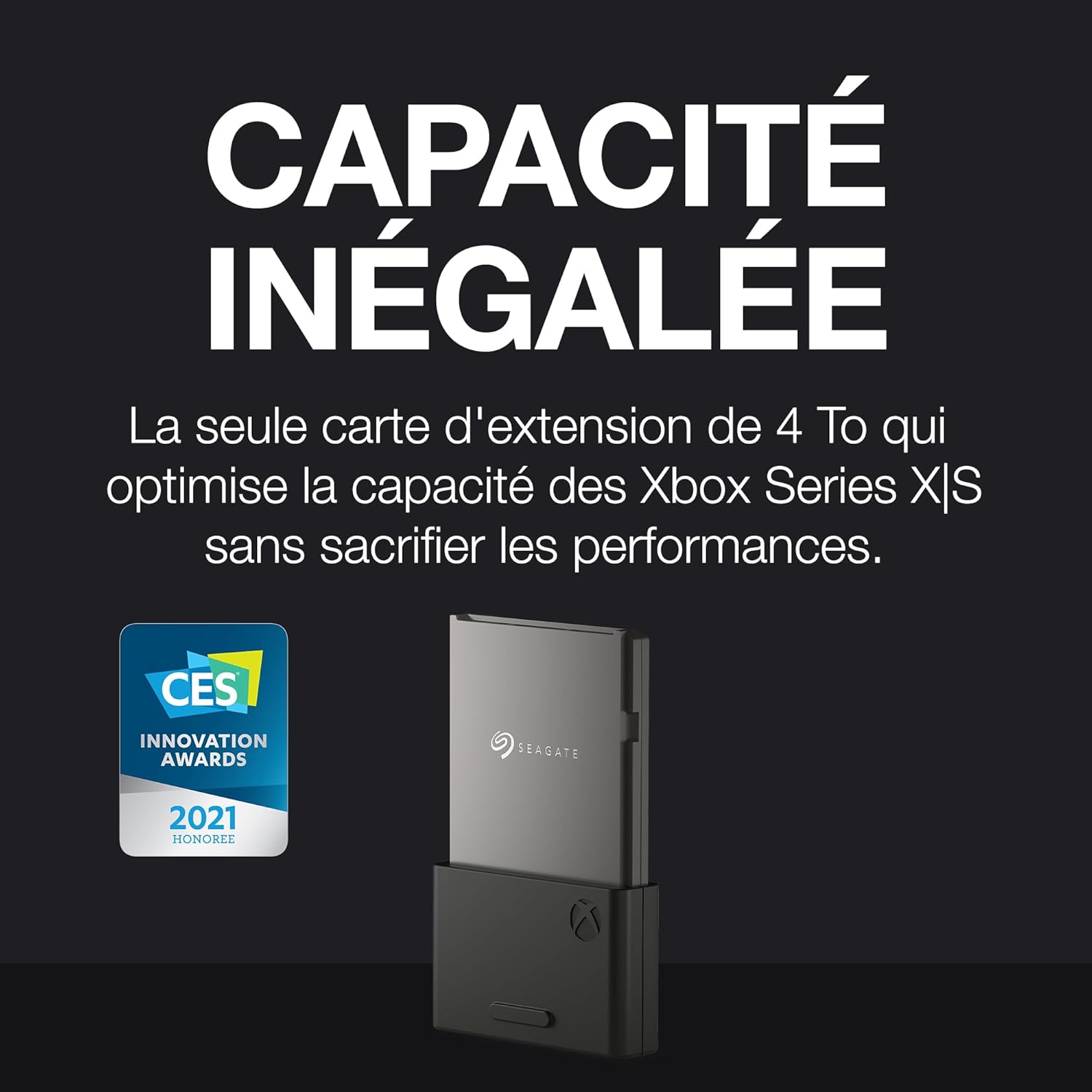Seagate Expansion Card pour Series X|S SSD 2To, Plug and Play NVMe SSD Expansion, officiel permis, Services Rescue (STJR2000400)