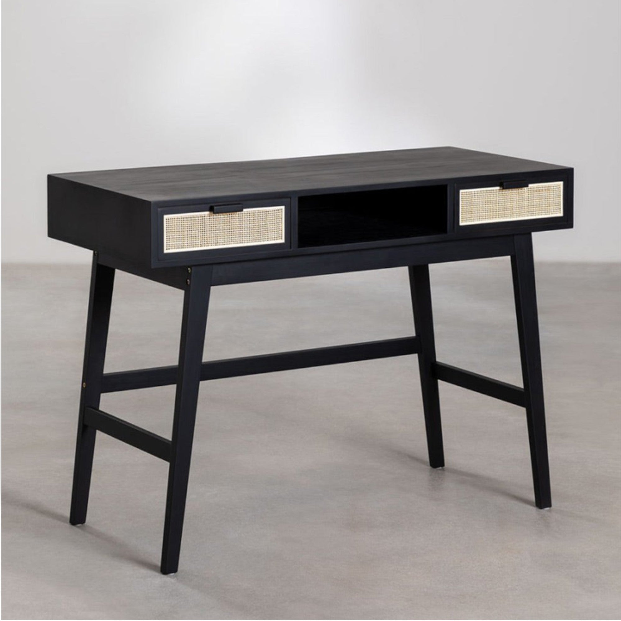 Noir Solidwood Study/Console Table