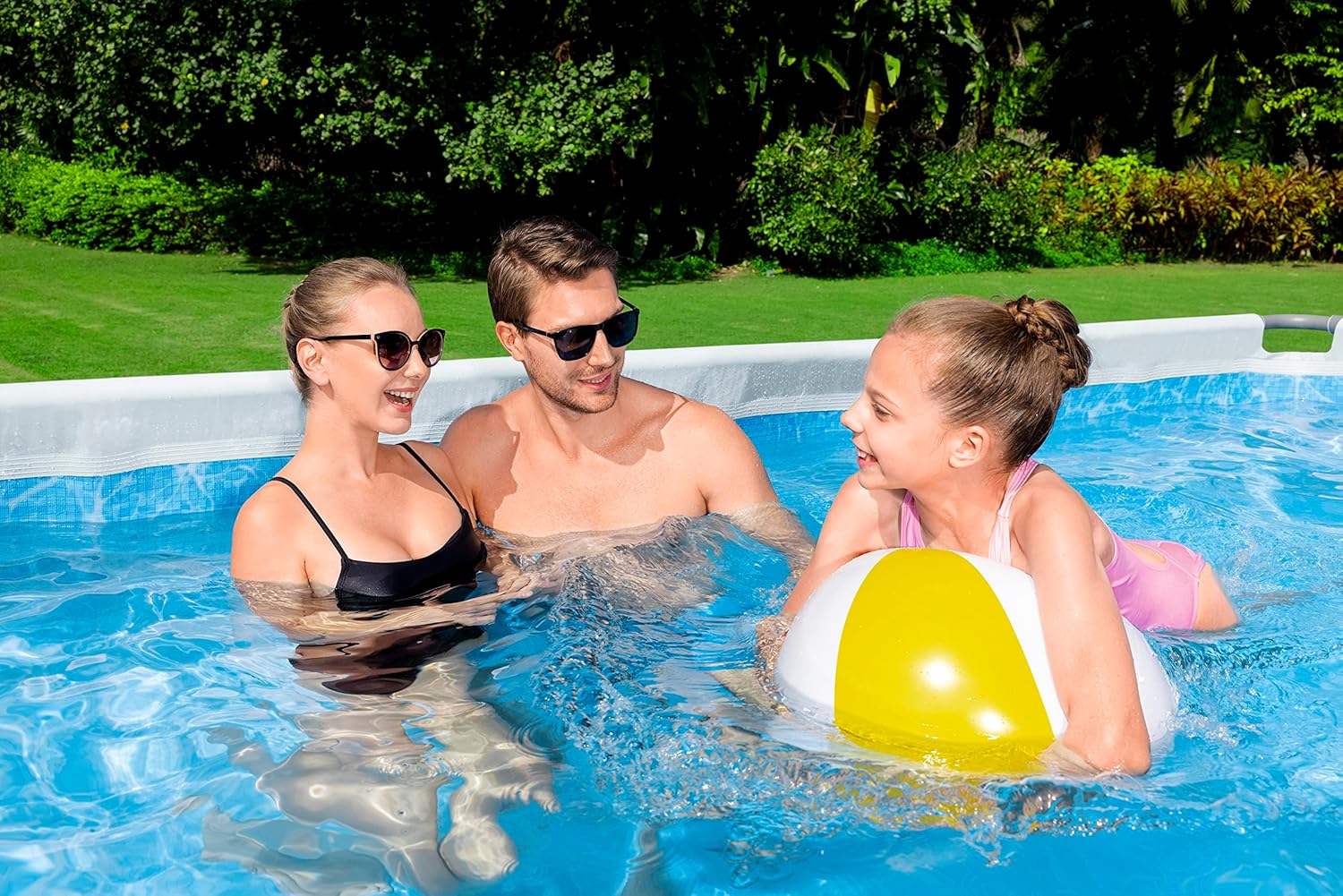 Bestway Ensemble de piscine rectangulaire Power Steel 404x201x100 cm