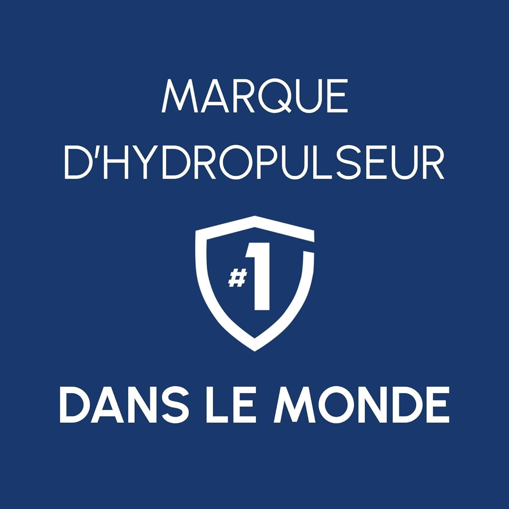 Waterpik – Hydropulseur Ultra professionnal, Jet dentaire avec 6 embouts et 10 niveaux de pression, Élimine la plaque, Blanc (WF-660EU)
