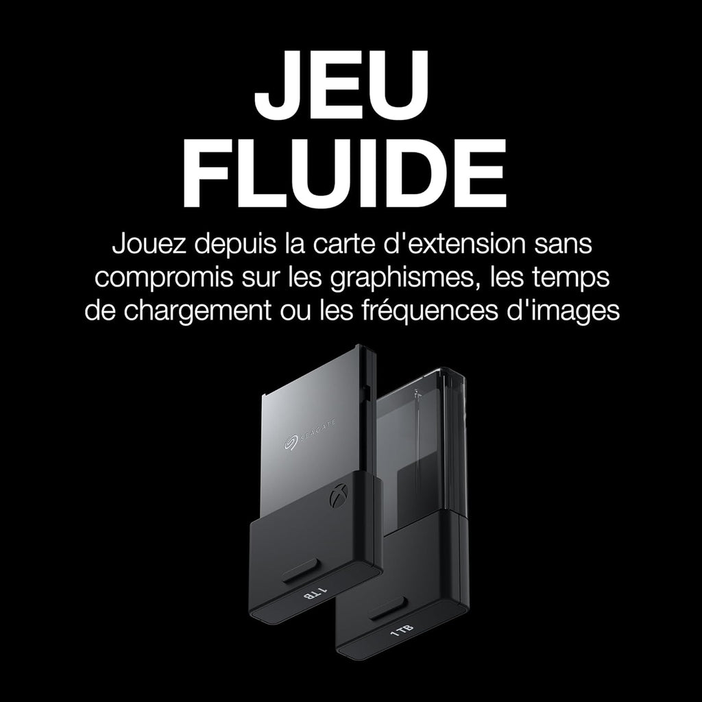 Seagate Expansion Card pour Series X|S SSD 2To, Plug and Play NVMe SSD Expansion, officiel permis, Services Rescue (STJR2000400)