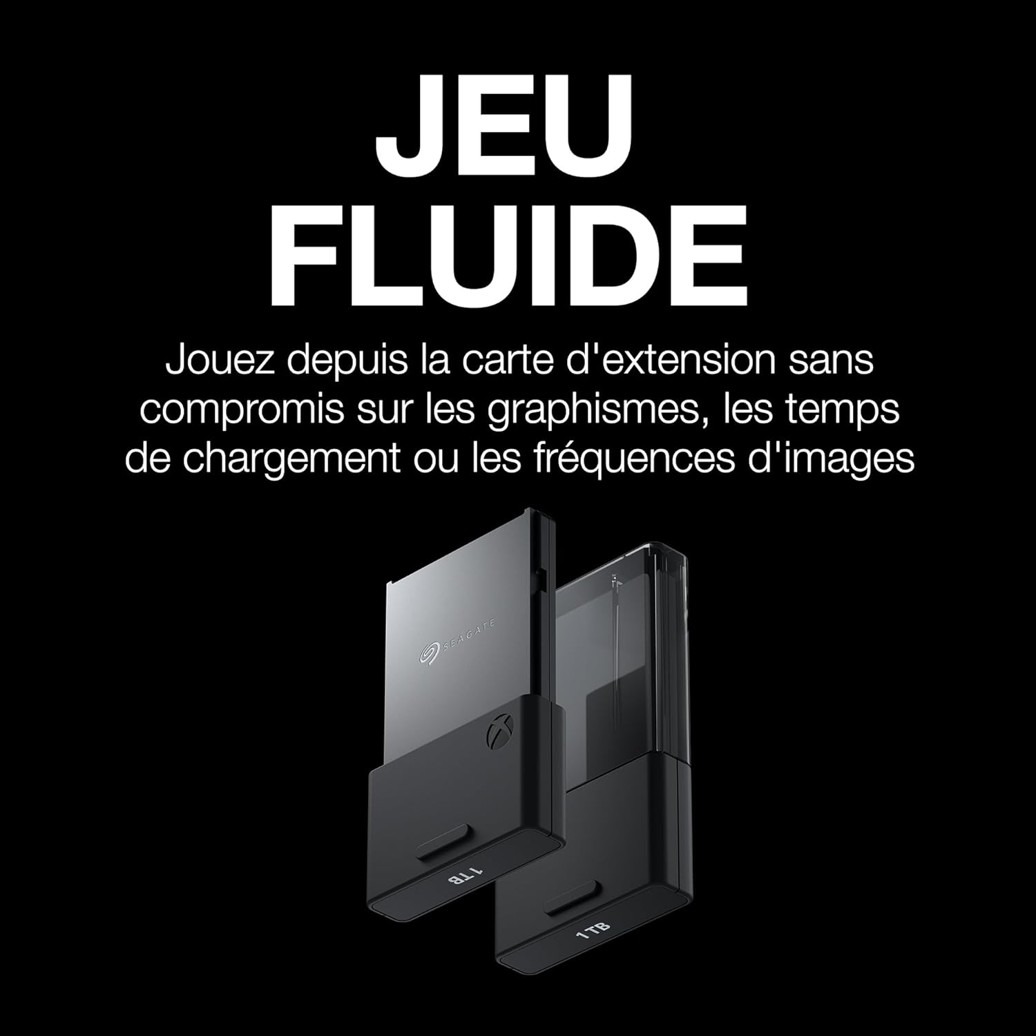 Seagate Expansion Card pour Series X|S SSD 2To, Plug and Play NVMe SSD Expansion, officiel permis, Services Rescue (STJR2000400)