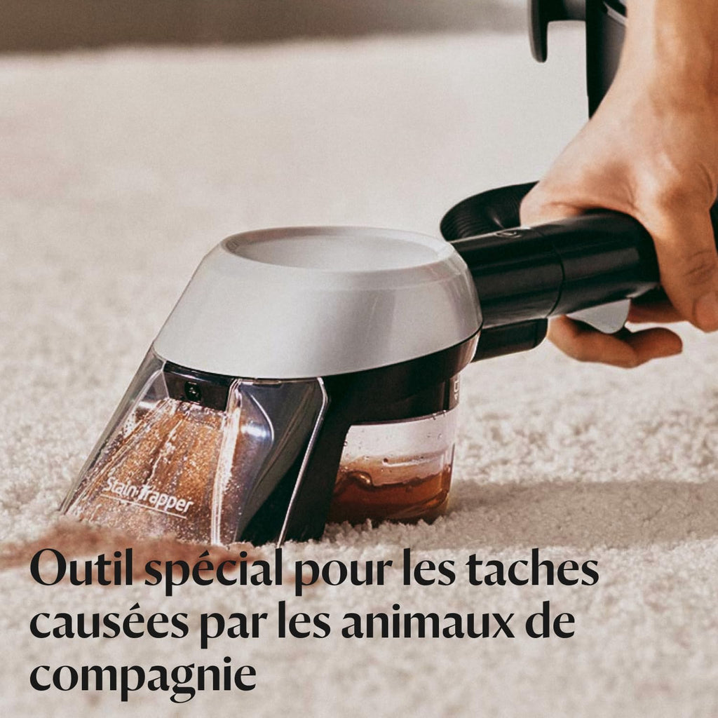 SpotClean Pet Pro, Shampouineuse Canapé, Moteur Puissant de 750W, Idéal pour les Propriétaires d'Animaux, Nettoyeur pour Tapis, Moquettes, Meubles, Tissus, Voiture & Plus Encore, 15585