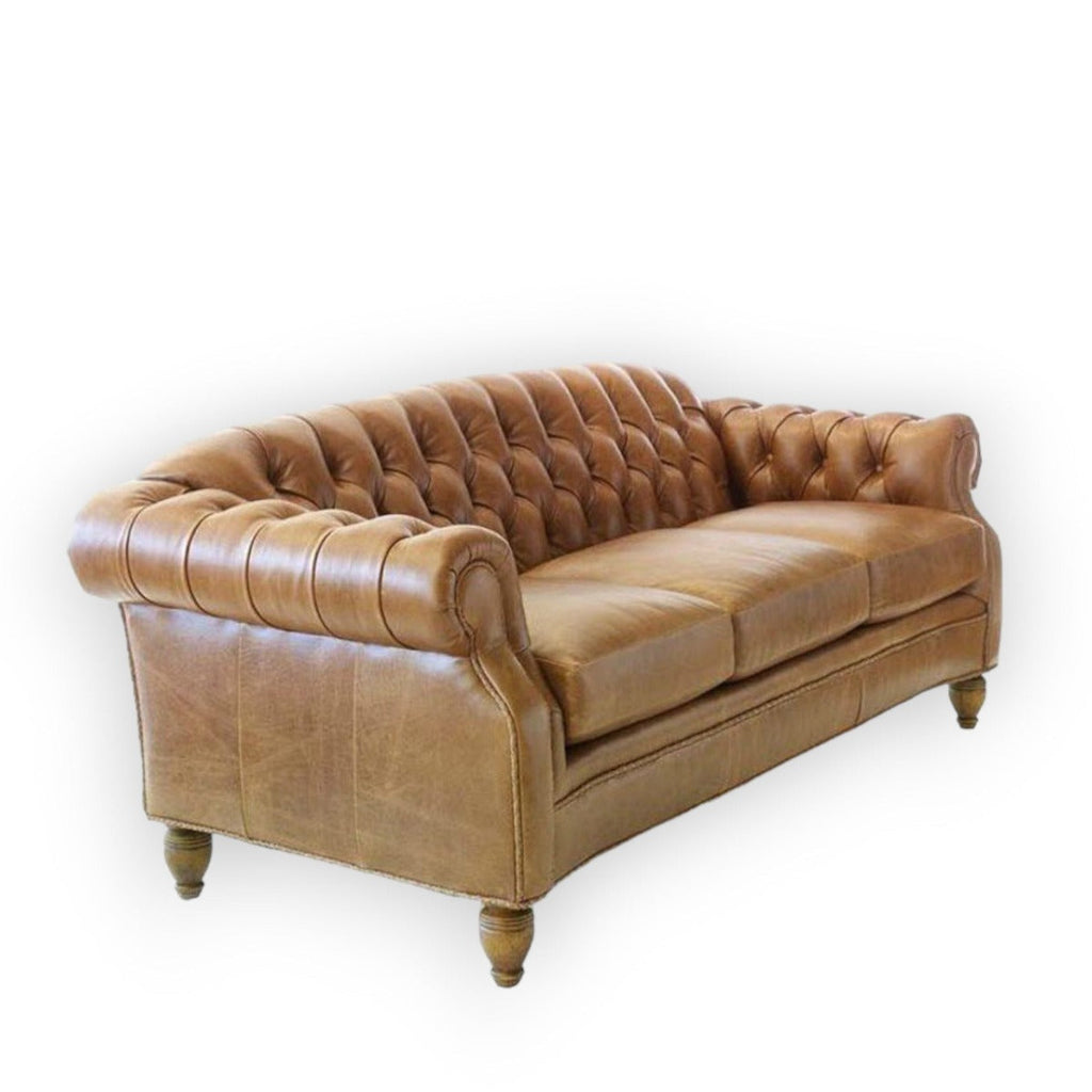 Nismaaya Camisha Chesterfield Handmade 3 Seater Tufted Sofa