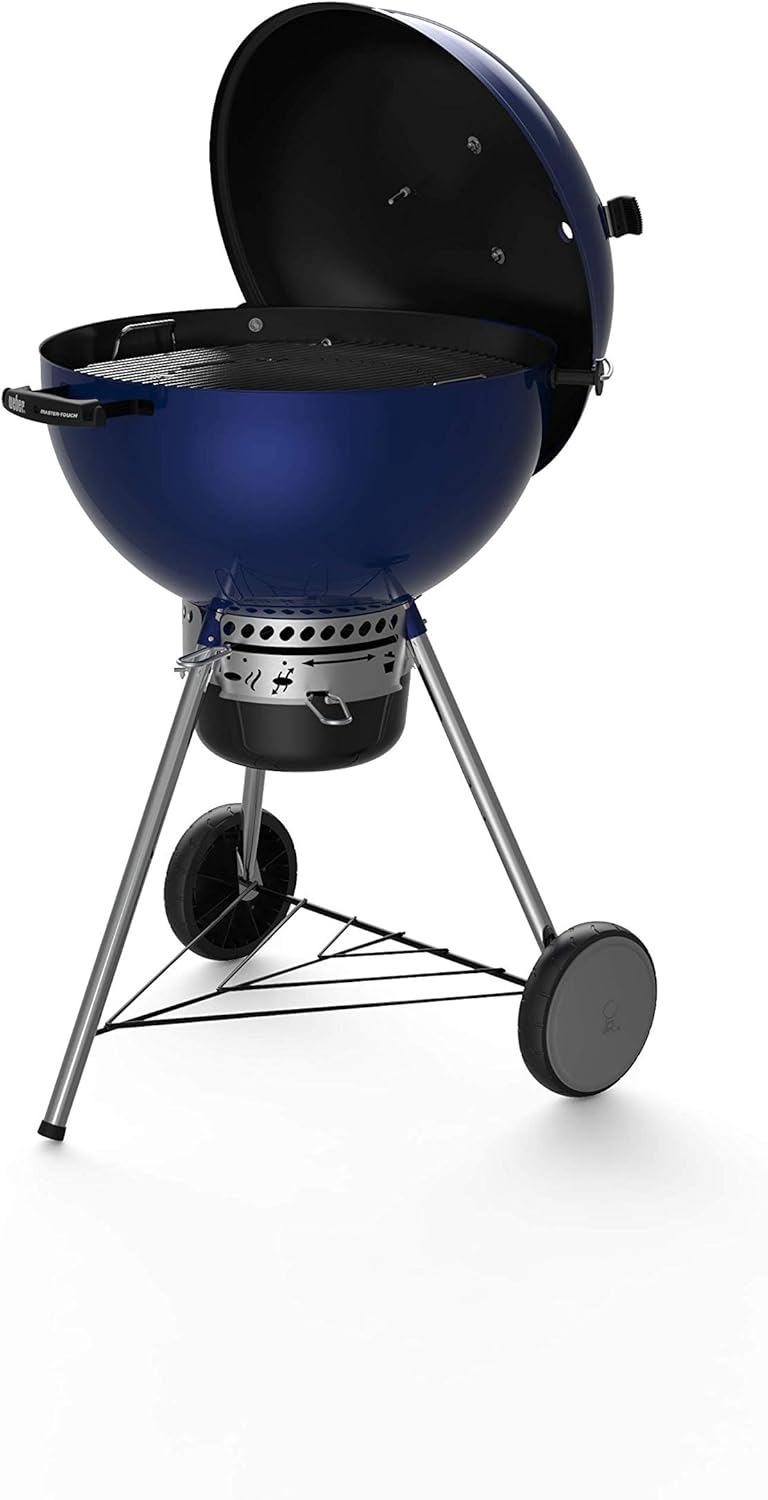 Weber Master-Touch 14516001 Barbecue au charbon de bois, bleu océan profond
