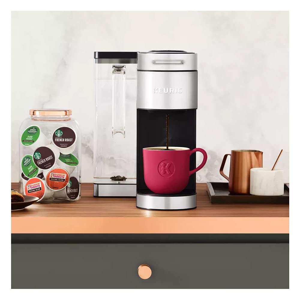 Cafetera Keurig K-Supreme Plus C de una sola taza con tecnología Multi-stream Incluye 15 Cápsulas K-Cup, Filtro de Agua + Asa, Filtro Universal Reutilizable My K-Cup®