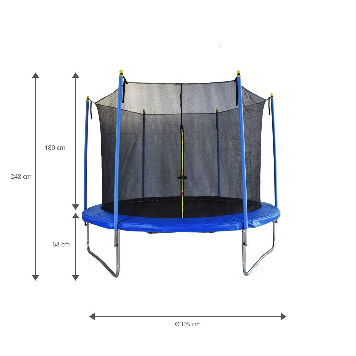 Cama Elástica Para Niños Outdoor Toys Fly Ø305x248 Cm Trampolín Infantil Con Red De Seguridad