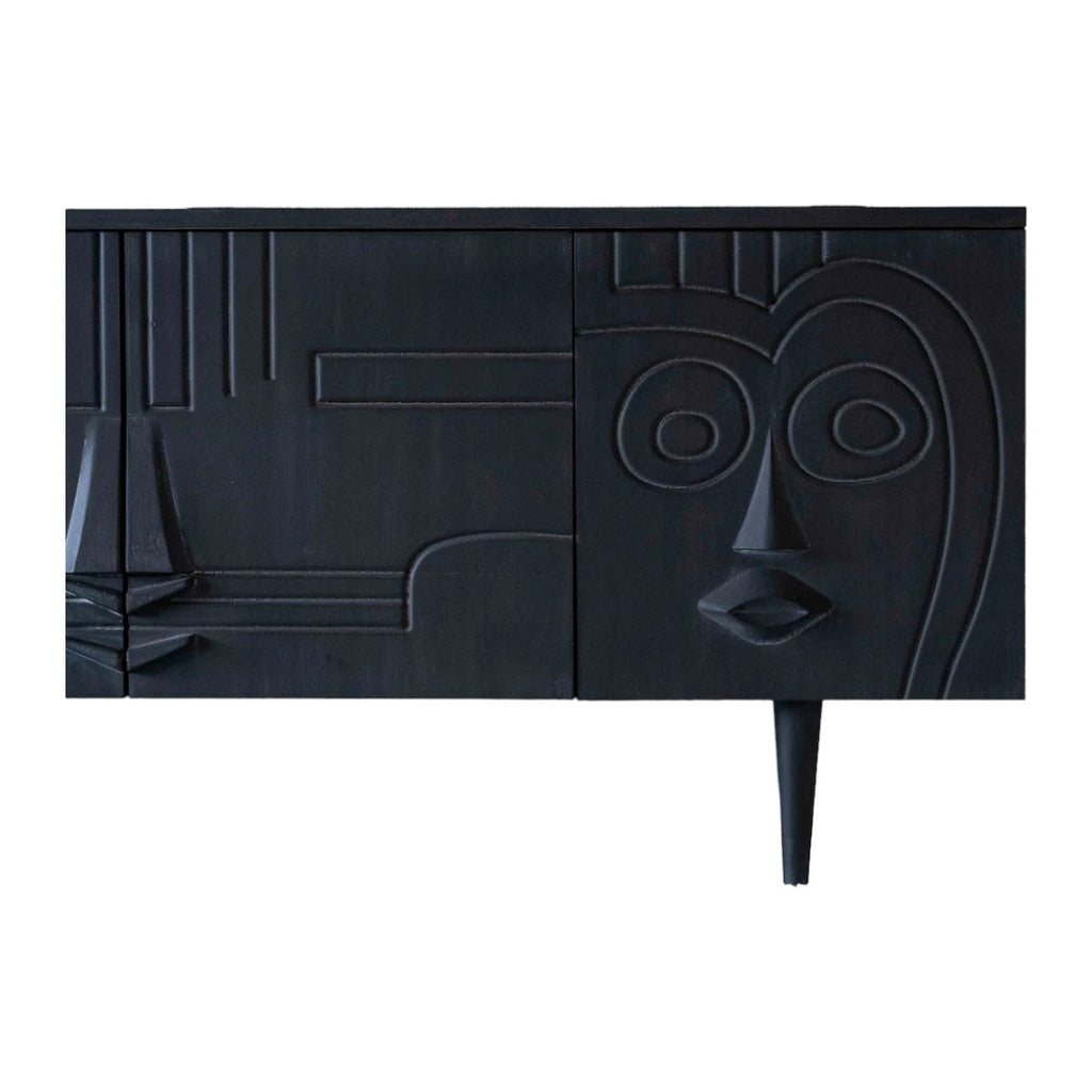 Nismaaya Divine Solid Teak Wood TV Unit | Nismaaya Divine Solid Teak Wood Media Console