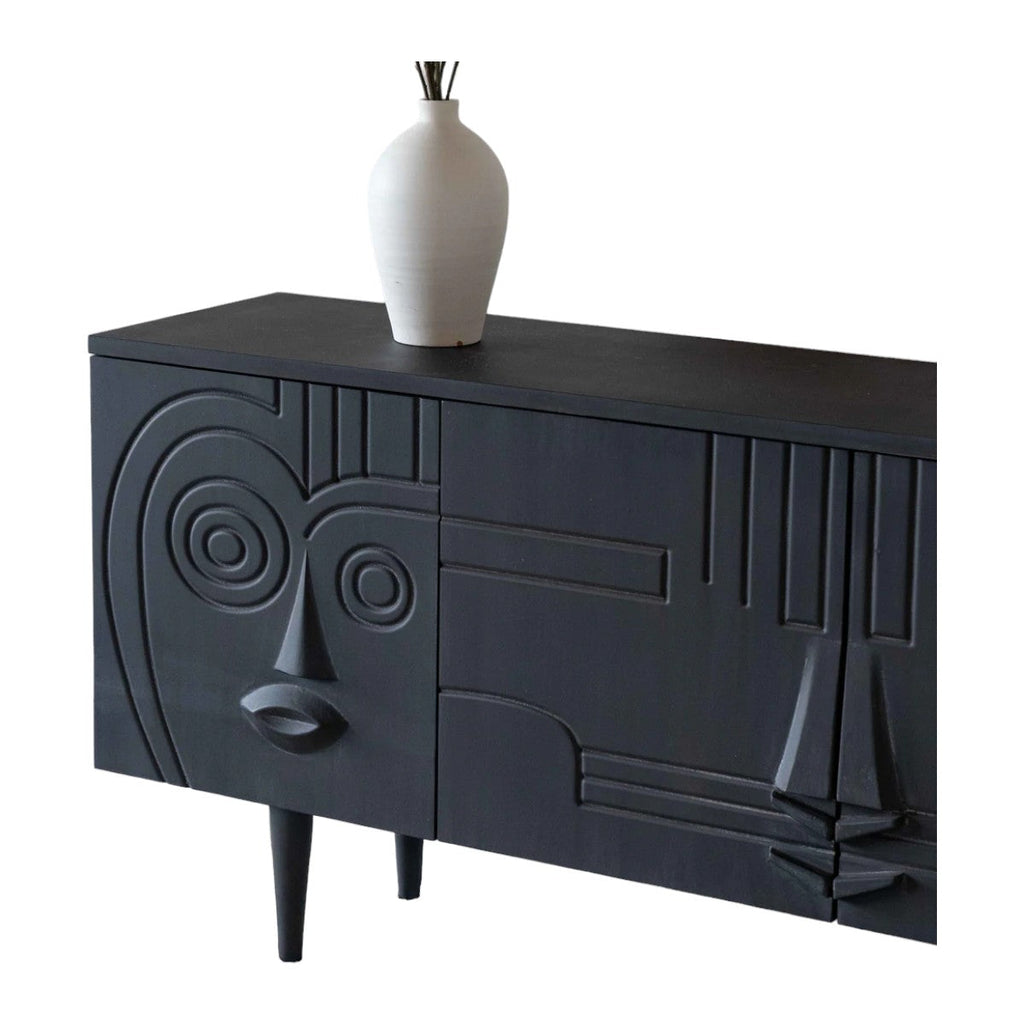 Nismaaya Divine Solid Teak Wood TV Unit | Nismaaya Divine Solid Teak Wood Media Console