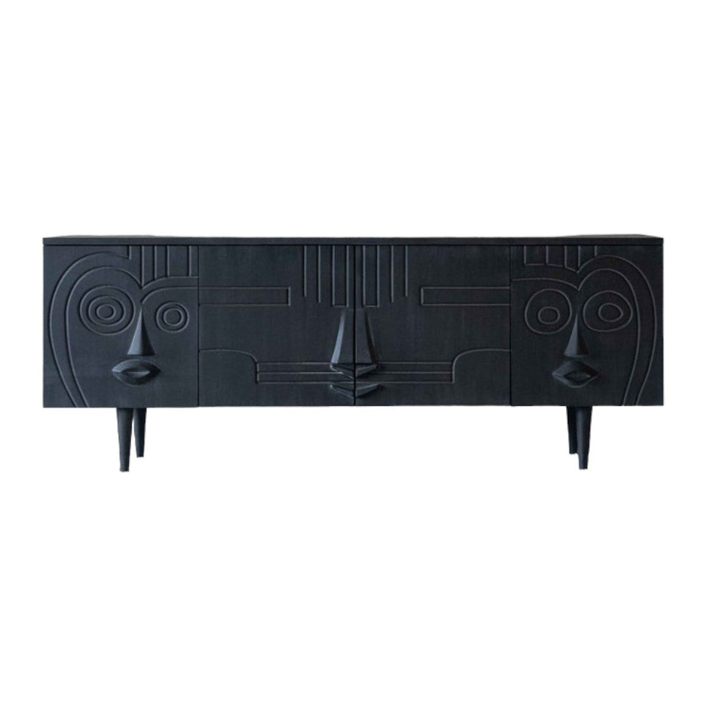 Nismaaya Divine Solid Teak Wood TV Unit | Nismaaya Divine Solid Teak Wood Media Console