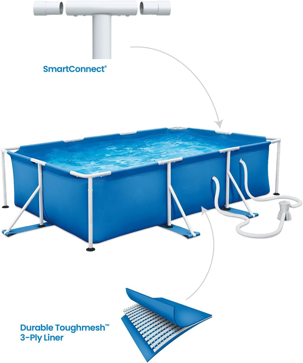 FUNSICLE Piscine Tubulaire Activity™ Lap Pool 3m x 2m x 75cm