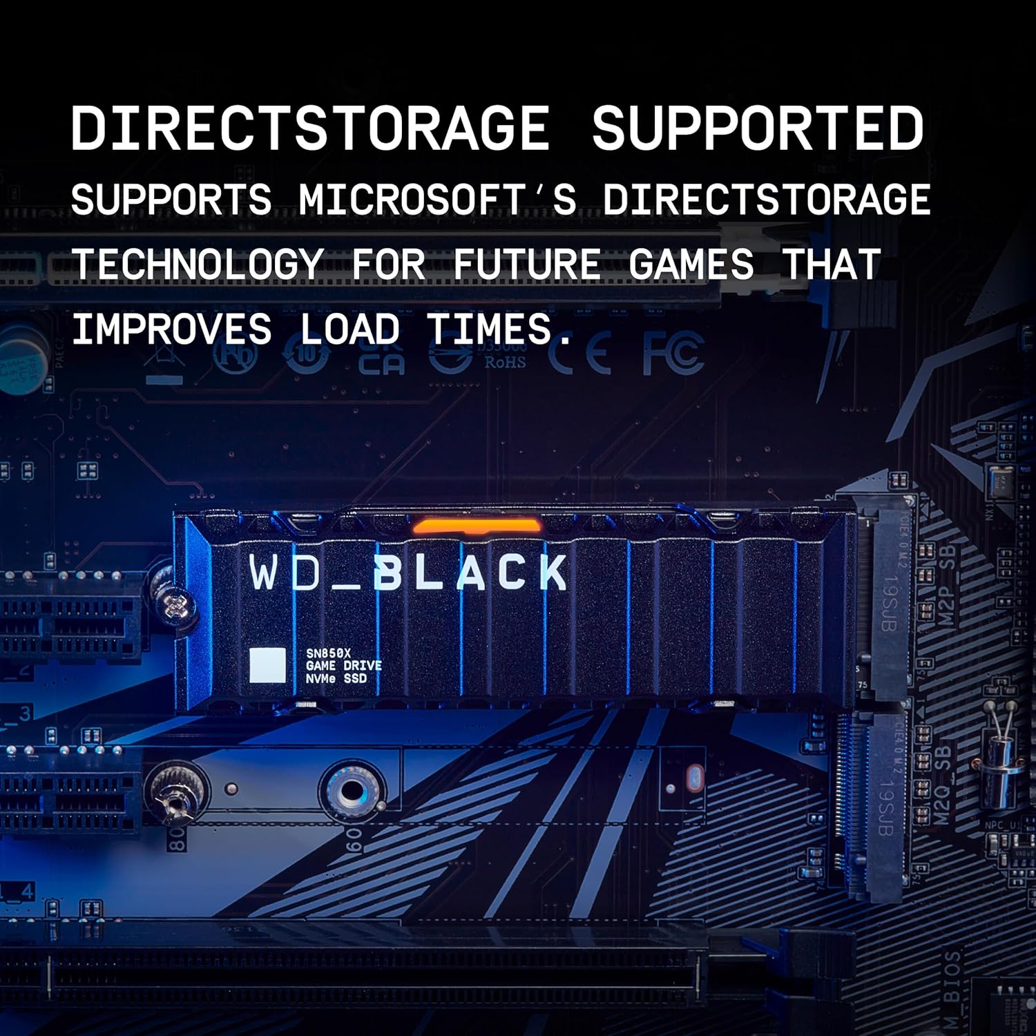 WD_Black SN850X SSD 4 to, Disque SSD Interne avec dissipateur Thermique, Gaming SSD, Haute Performance Disque de Jeu, Lecture jusqu'à 7300 Mo/s, écriture jusqu'à 6,600 Mo/s, PCIe Gen 4.0 NVMe, Noir