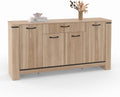 IDMarket - Buffet 160 m Idaho 4 Portes avec tiroir Design Contemporain