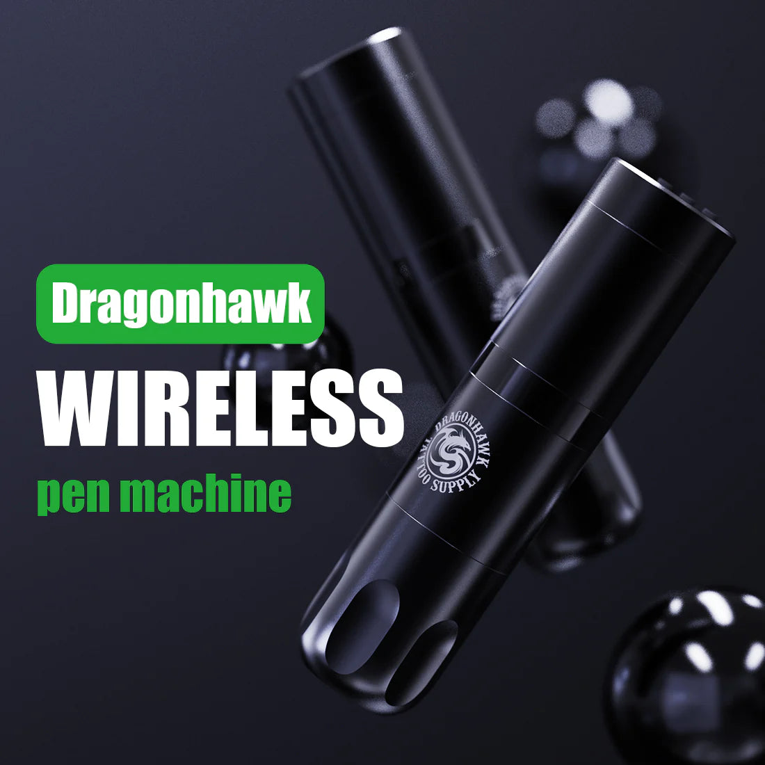 Kit Máquina de Tatuaje Inalámbrica Dragonhawk X3 con 2 Baterías Reemplazables