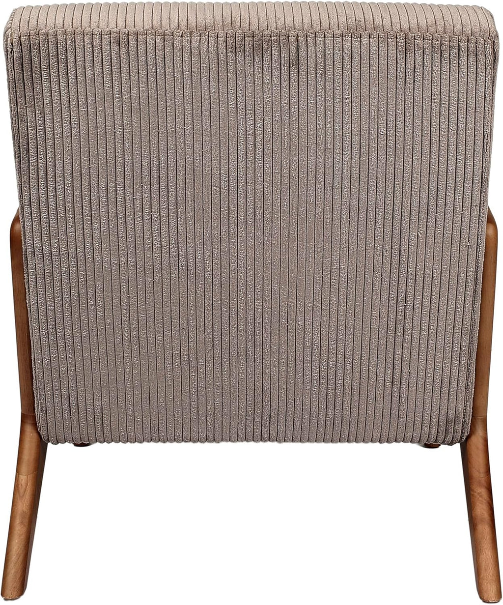 HOME DECO FACTORY, HD0348, Fauteuil Salon Cotele Scott Taupe, Softness, Mobilier, Assise, canapé et Fauteuil, 64,5x75x83,5 cm, Hauteur Assise 43 cm, Taupe