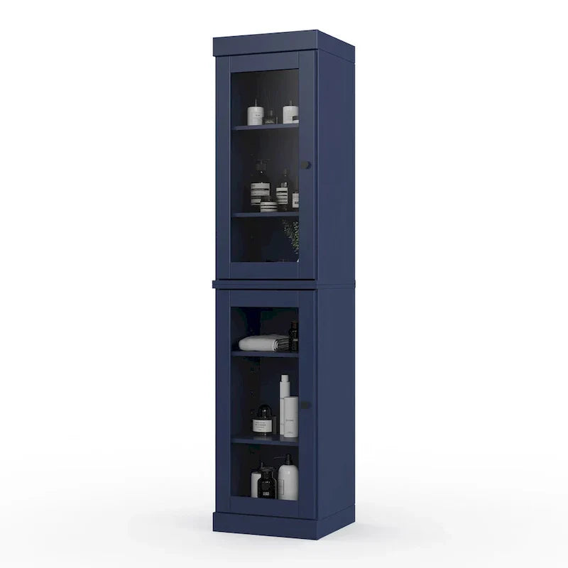 Meuble sous-vasque 100 % bois massif 42 cm avec portes en option par Palace Imports