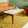 Mare Brass Starburst Rectangular Coffee Table