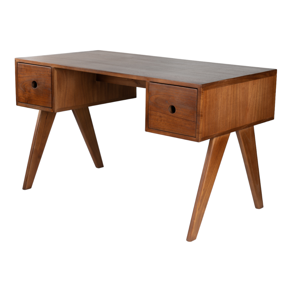 Maree Solid Teak Wood Office Desk