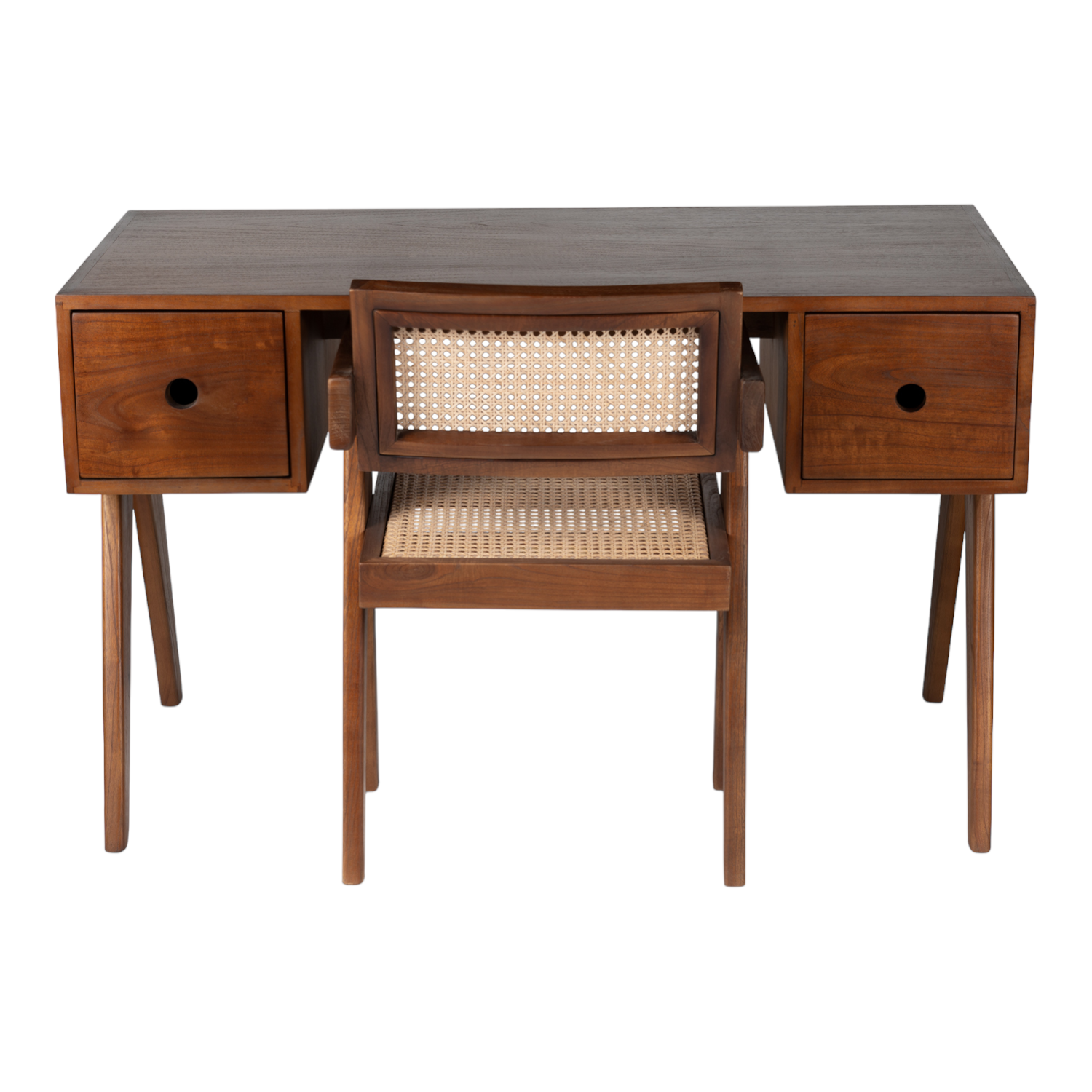 Maree Solid Teak Wood Office Desk