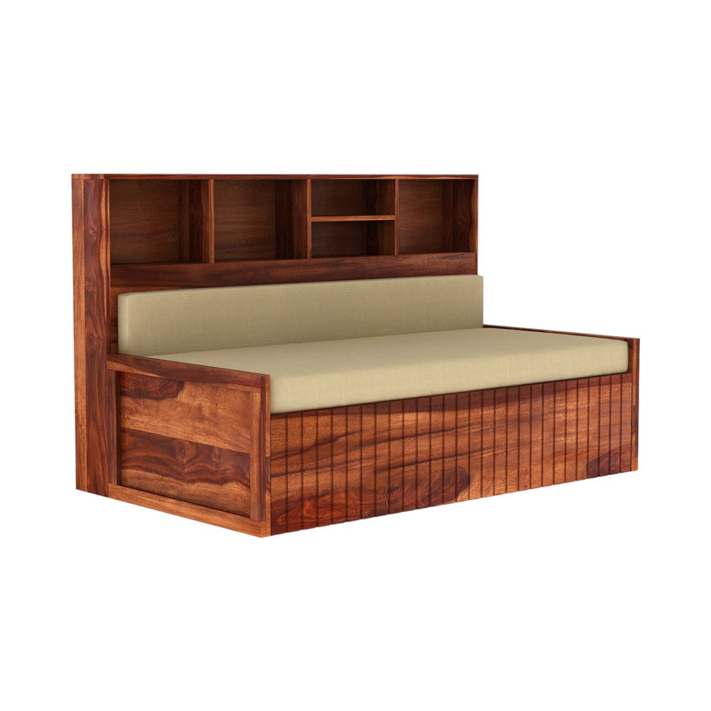Nismaaya Naida 3 Seater Sofa Cum Bed Solid Sheesham Wood