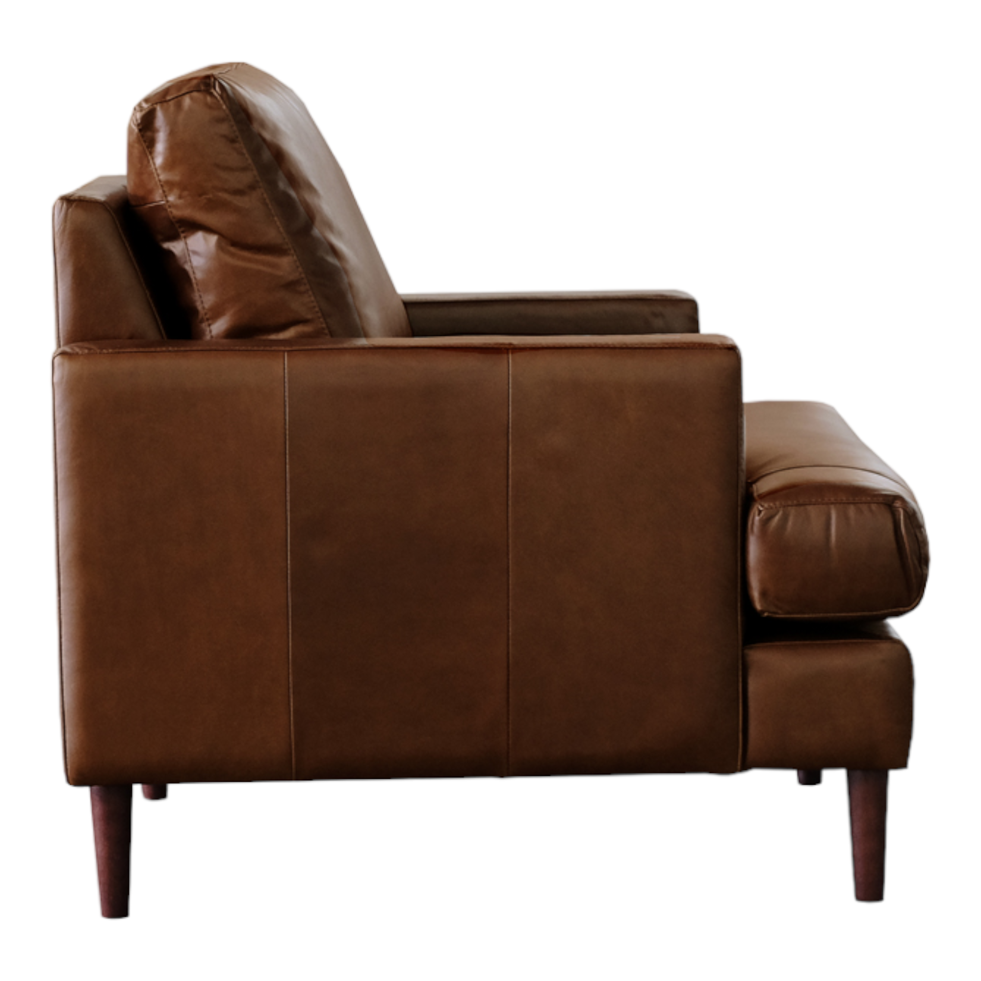 Nismaaya Adana Leather Single Seater Sofa