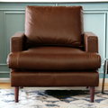 Nismaaya Adana Leather Single Seater Sofa