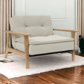Nismaaya Adarsh Oak Wood Lounge Chair & Sofa