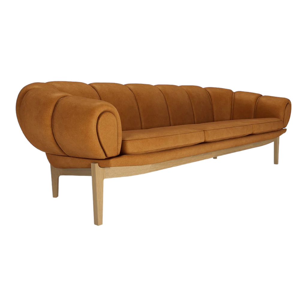 Nismaaya Adaya 3 Seater Sofa Brown