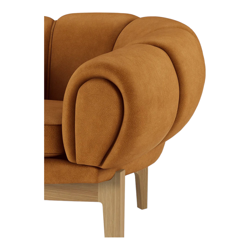 Nismaaya Adaya 3 Seater Sofa Brown
