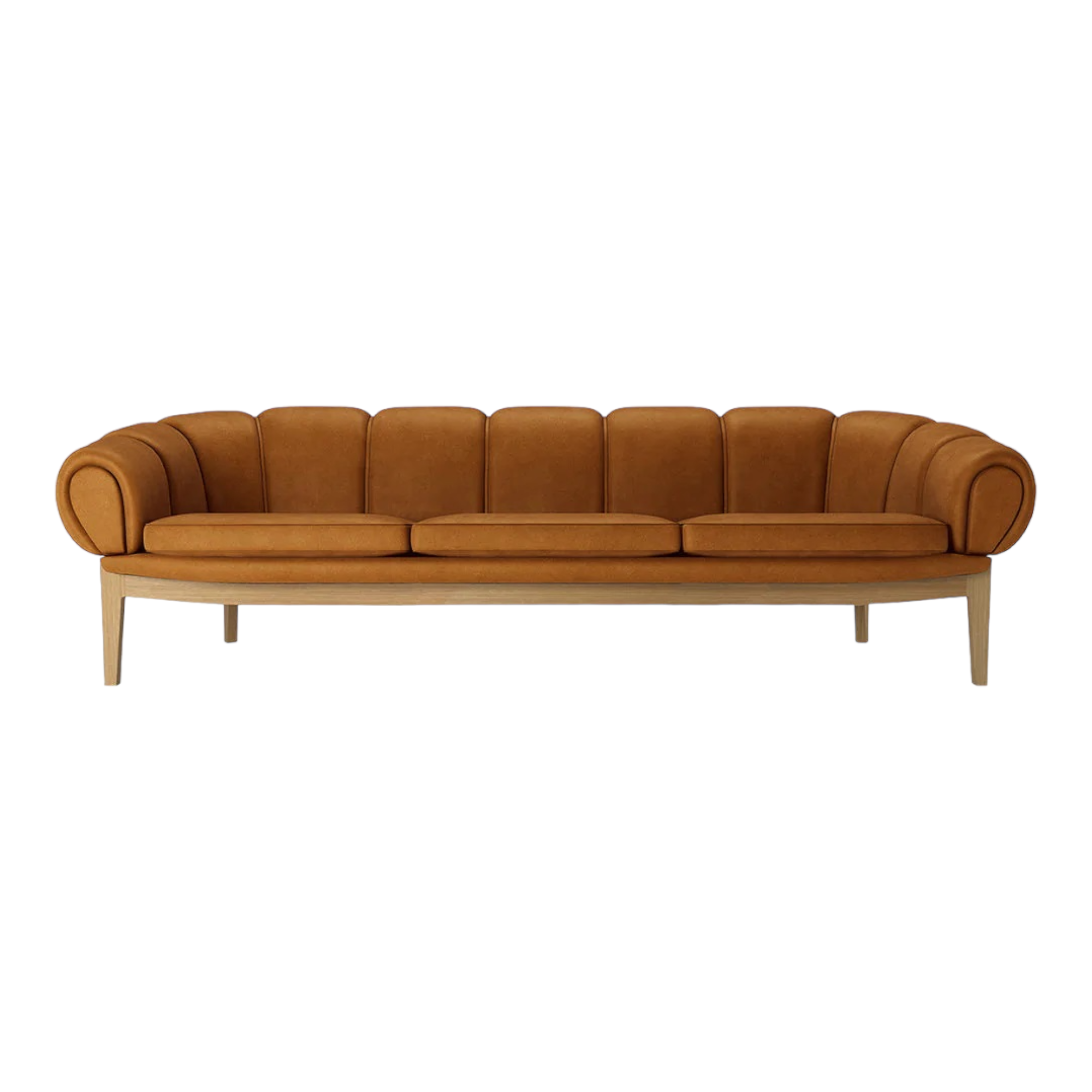 Nismaaya Adaya 3 Seater Sofa Brown