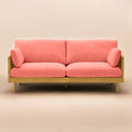Nismaaya Aero Rattan 3 Seater Sofa Honey Finish