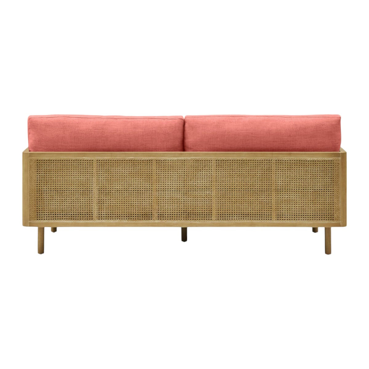 Nismaaya Aero Rattan 3 Seater Sofa Honey Finish