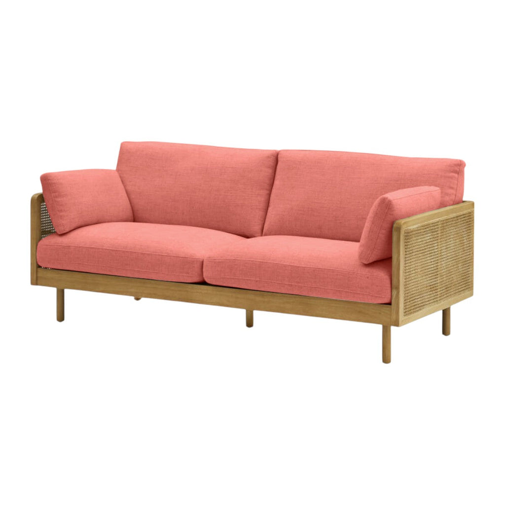 Nismaaya Aero Rattan 3 Seater Sofa Honey Finish