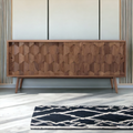 Nismaaya Aeryn Walnut Wood Cabinets & Sideboard