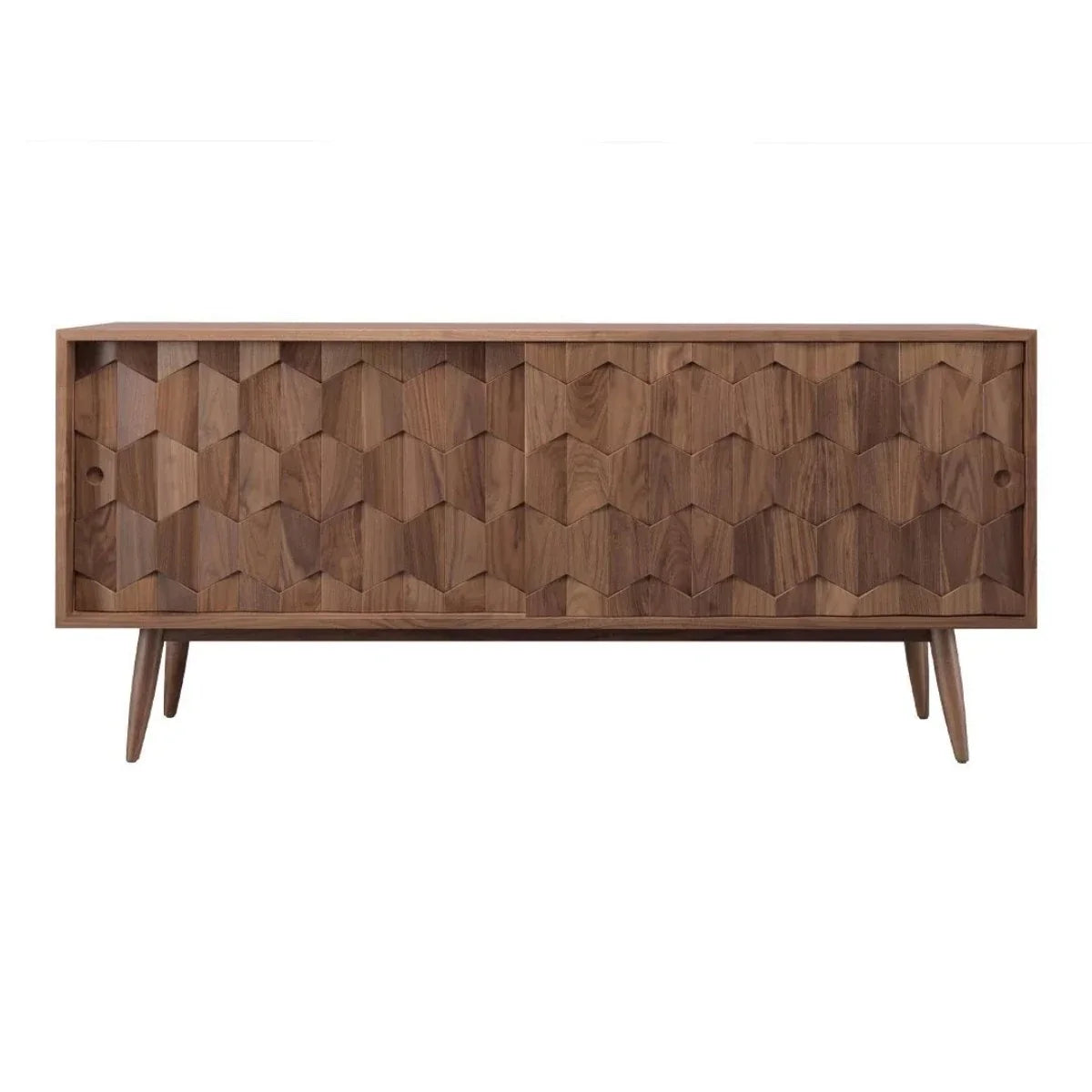Nismaaya Aeryn Walnut Wood Cabinets & Sideboard