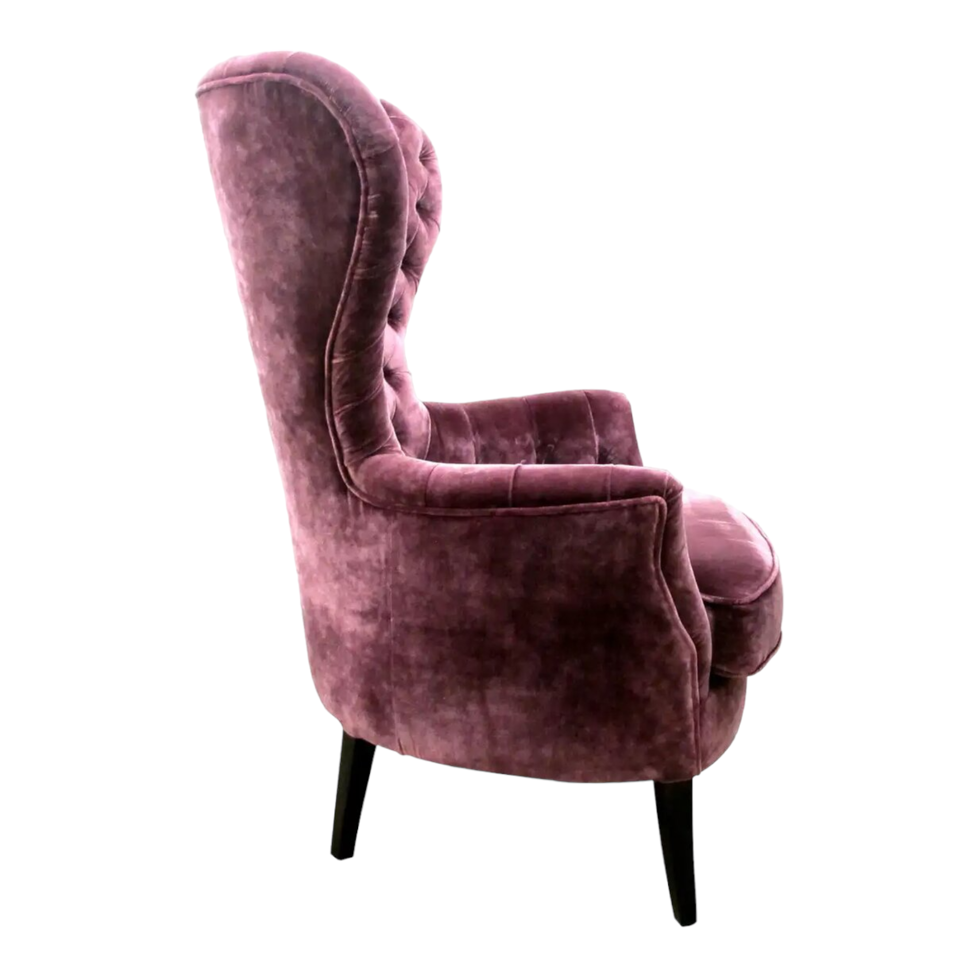 Nismaaya Aldous Wing Chair Purple