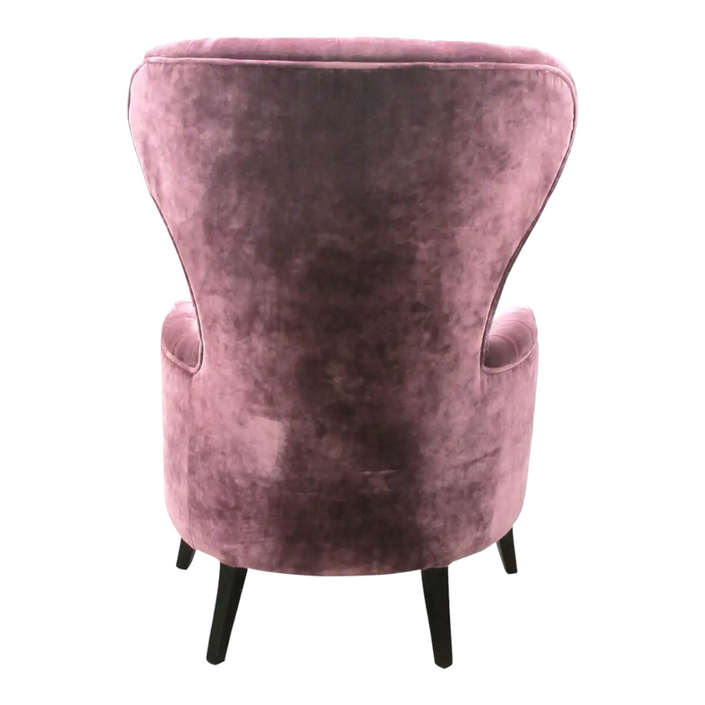 Nismaaya Aldous Wing Chair Purple