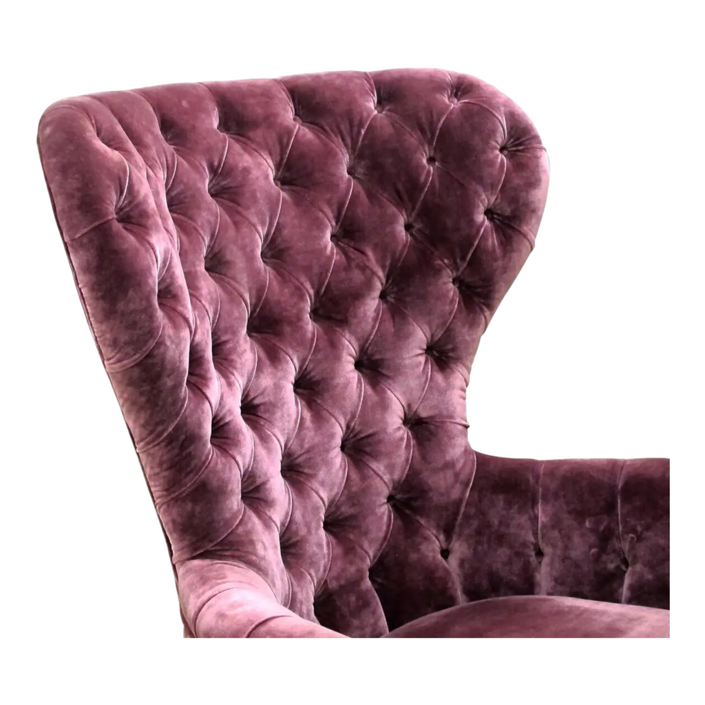 Nismaaya Aldous Wing Chair Purple