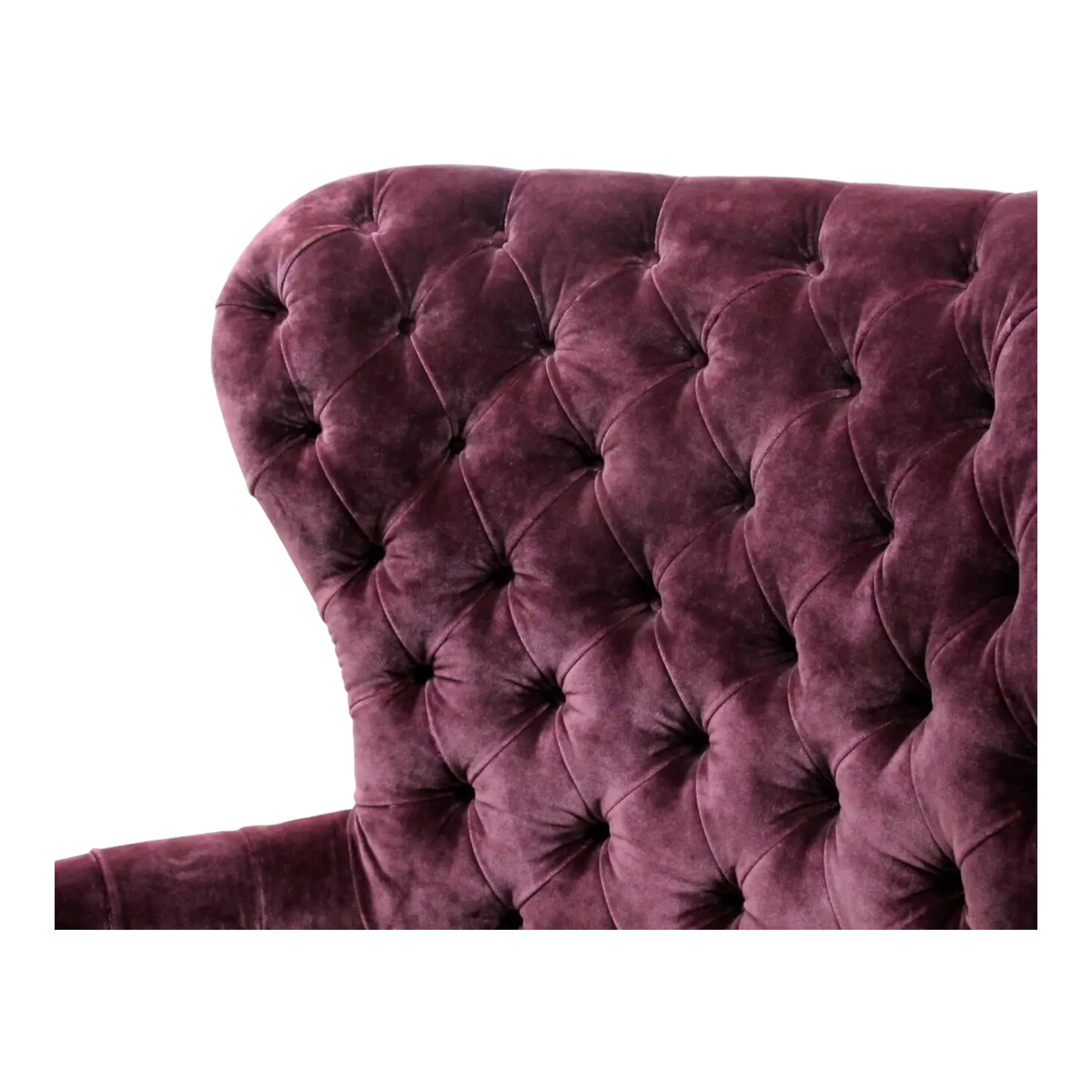 Nismaaya Aldous Wing Chair Purple