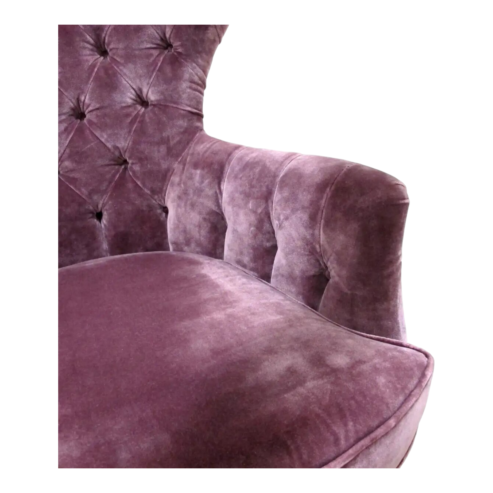 Nismaaya Aldous Wing Chair Purple