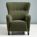 Nismaaya Aldram Wing Chair Green