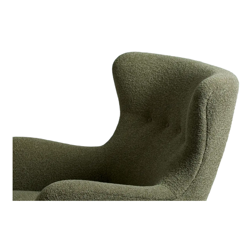 Nismaaya Aldram Wing Chair Green